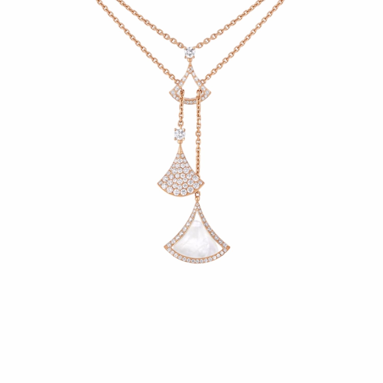 bvlgari-divas-dream-necklace-7.jpg Bvlgari Divas’ Dream Necklace Rose Gold For Women 358682 - Image 1