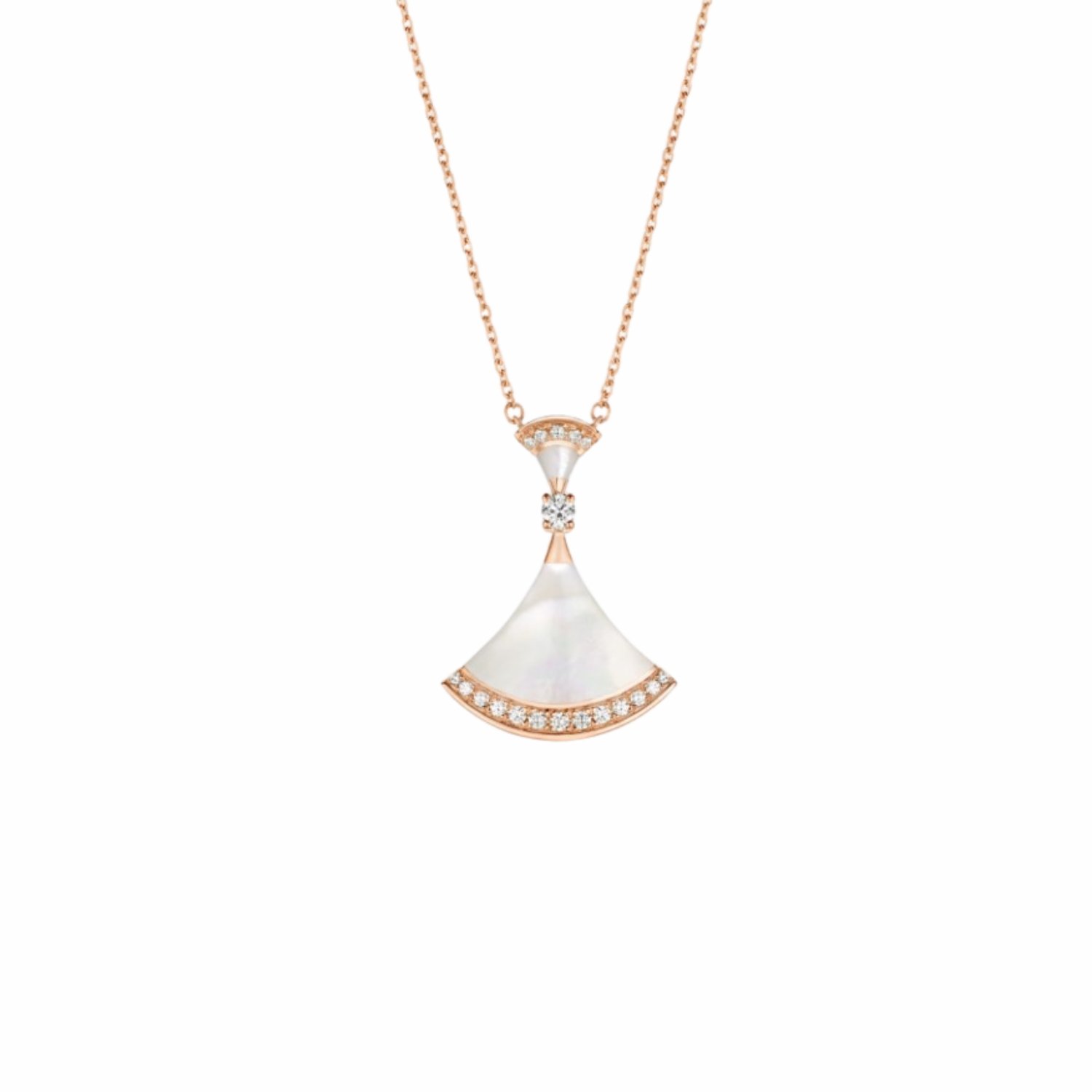 bvlgari-divas-dream-necklace-8.jpg Bvlgari Divas’ Dream Necklace Rose Gold For Women 356452 - Image 1