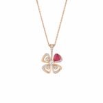 Bvlgari Fiorever Necklace Rose Gold For Women 359928