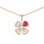 Bvlgari Fiorever Necklace Rose Gold For Women 359928 - Image 5