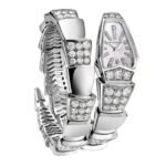 Bvlgari Serpenti Jewelry Watch Silver Toned White Dial 26mm For Women 101787 - Image 3