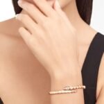 Bvlgari Serpenti Viper Bracelet Rose Gold For Women 360704 - Image 3