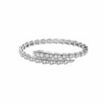 Bvlgari Serpenti Viper Bracelet White Gold For Women 351844 - Image 3