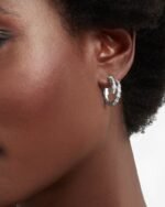 Bvlgari Serpenti Viper Earrings White Gold For Women 358360 - Image 4