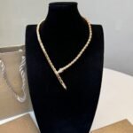 Bvlgari Serpenti Viper Necklace Rose Gold For Women - Image 2