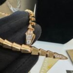 Bvlgari Serpenti Viper Necklace Rose Gold For Women - Image 5