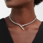 Bvlgari Serpenti Viper Necklace White Gold For Women 360350 - Image 5