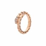 Bvlgari Serpenti Viper Ring Rose Gold For Women 360459