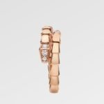 Bvlgari Serpenti Viper Ring Rose Gold For Women 360459 - Image 4