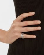 Bvlgari Serpenti Viper Ring White Gold For Women 357266 - Image 3