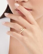 Bvlgari Serpenti Viper Ring Yellow Gold For Women 358642 - Image 2