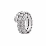 Bvlgari Serpenti Viper Ring White Gold For Women 357266