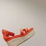 Hermes Doll 40 Espadrilles Orange For Women 1.6in/4cm - Image 4