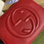 Gucci Soho Small Disco Bag Red For Women, Women's Bags, Shoulder And Crossbody Bags 8in/21cm GG 308364 - Image 5