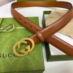 Gucci Blondie Belt Brown, GG Women Belt ‎690557 US10G 8351 - Image 4