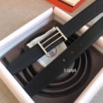 Hermes Rider Belt Buckle & Reversible Strap Black - Image 3