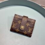 Louis Vuitton Victorine Card Holder Wallet Monogram Canvas For Women, Women's Wallet 4.7in/12cm LV M66533
