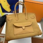 Hermes Birkin Cargo 35 Beige, Silver Toned Hardware Bag For Women, Women's Handbags, Shoulder Bags 13.8in/35cm - Image 6