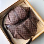 Louis Vuitton Keepall Bandouliere 45 Travel Bag 17.7in/ 45cm Brown Damier Ebene Gold Hardware N41428 - Image 7