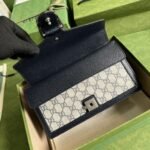 Gucci Dionysus Small Shoulder Bag 10in/ 25cm Beige/ Blue GG Supreme Canvas Antique Silver Hardware For Women 499623 K9GSN 4075 - Image 5
