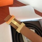 Hermes Mini Constance Guillochee Belt Buckle & Reversible Brown - Image 4