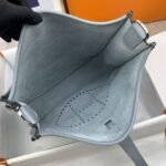 [True-to-ORIGINAL] Hermes Evelyne III 29 Bag Light Blue With Silver-Toned Hardware For Women, Women's Shoulder And Crossbody Bags 11.4in/29cm H056277CK18 - Image 6