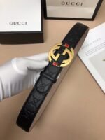 Gucci Signature Belt Black 370543 CWC1G 1000 - Image 5