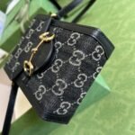 Gucci Horsebit 1955 Mini Bag Black And Ivory 625615 UN3BG 1274 - Image 2