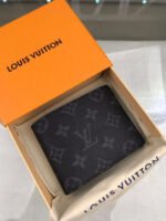 Louis Vuitton Multiple Wallet Monogram Eclipse For Men, Men's Wallet 4.5in/11.5cm LV M61695 - Image 2