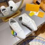 Louis Vuitton Trainer Sneaker Rubber Grain White Virgil Abloh For Men LV 1A8WAX - Image 3