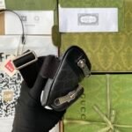 Gucci Belt Bag With Interlocking G Black GG Supreme Canvas 682933 92THN 1000 - Image 5
