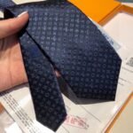 Louis Vuitton Monogram Classic Tie Marine LV Men Tie M70953 - Image 4