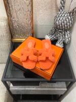 Hermes Oran Sandal Orange For Women H212178Z H5355 - Image 2