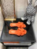 Hermes Oran Sandal Orange For Women H212178Z H5355 - Image 3