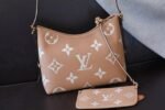 Louis Vuitton CarryAll PM Shoulder Bag 11.6in/ 29.5cm Brown Gold Hardware For Women - Image 3