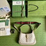 Gucci Jackie 1961 Small GG Shoulder Bag Beige 678843 UULAG 9682 - Image 6