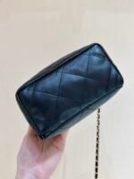 Chanel CC Small Bucket Bag Black - Image 4