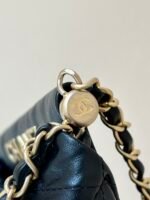 Chanel CC Small Bucket Bag Black - Image 5