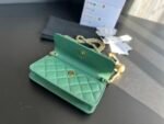 Chanel CC Wallet On Chain Bag Green - Image 4