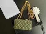 Chanel CC WOC Bag Green Khaki - Image 2