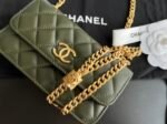Chanel CC WOC Bag Green Khaki - Image 6