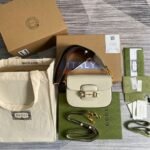 Gucci Horsebit 1955 Mini Bag White 658574 18YSG 9068 - Image 17