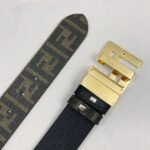 Fendi Belt With Double F Buckle Brown - Image 4