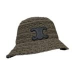Celine Bucket Hat In Raffia Taupe For Women 57cm/22.4in - Image 3