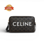 [True-to-ORIGINAL] Celine Medium Messenger Bag Black For Men 9.1in/23cm 194502CIM.38OG