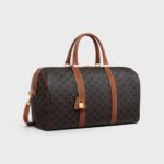 Celine Medium Travel Bag Tan For Men 18in/45cm 190662CAS.04LU - Image 2