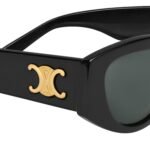Celine Triomphe 15 Sunglasses In Acetate Black - 4S308CPLB.38NO - Image 3