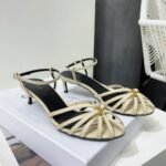 Celine Triomphe Sandal White For Women - Image 9