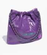 [True-to-ORIGINAL] Chanel 22 Bag Purple For Women AS3261 B15000 NS840- 16.4 Inches/42 Cm - Image 2