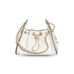 Chanel 25 Mini Shoulder Bag 8.7in/ 22cm White Gold Hardware For Women AS5631-B23519-U7616